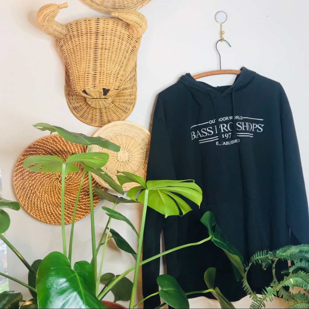 vtg vsco oversized bass pro boyfriend sweatshirt - Picture 4 of 6